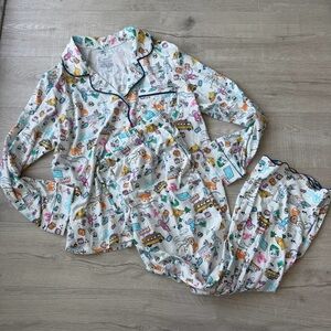 Roller Rabbit x Target Roadtrip Long Sleeves and Pants Pajama Set - LARGE